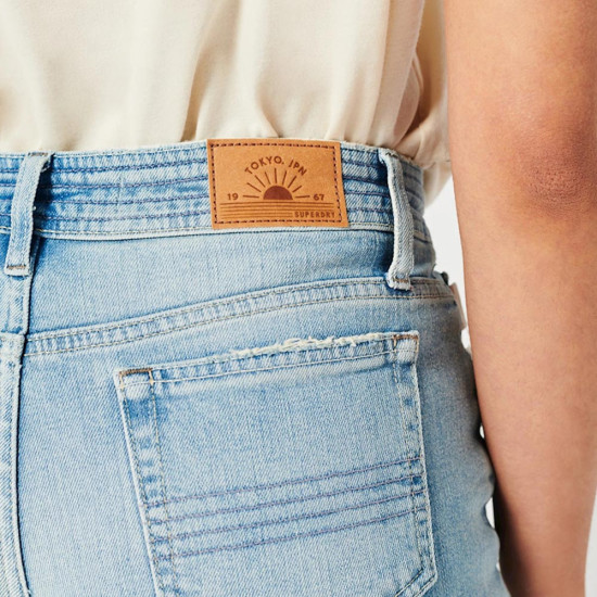 Superdry Γυναικείο σορτς Vintage Mid Rise Slim Shorts